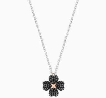 Snowflake Flowers Original New Sales Trend High Quality Jewelry Flower Sets Necklace Earring Ring Bracelet Pink Anniversary Gift