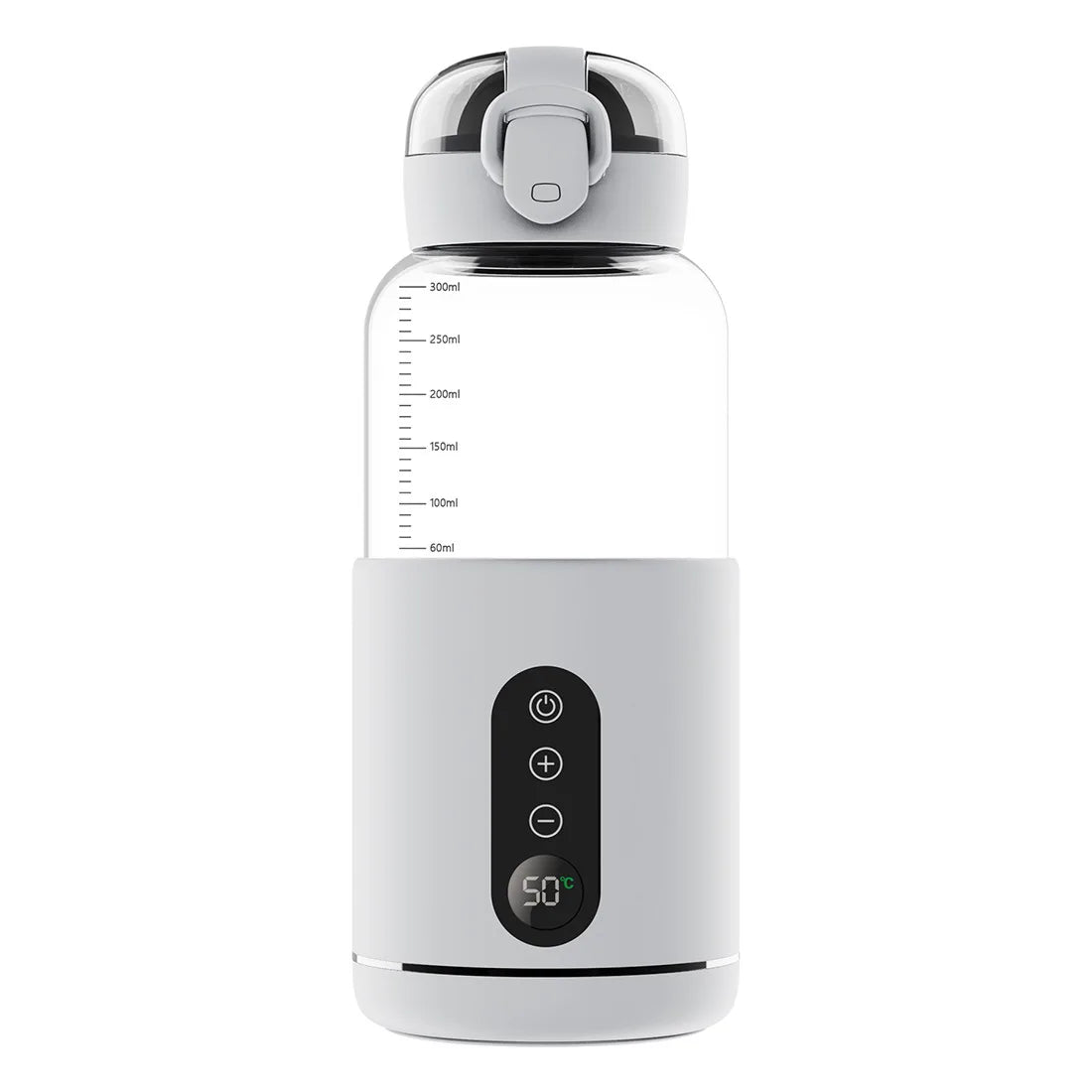 Portable Bottle Warmers For Baby Milk USB Rechargeable 37-55℃ Temperature Control Wireless Electric Baby Bottle Heater On-the-go