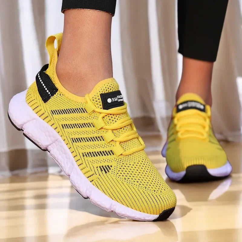 Women Running Shoes Summer Tenis Breathable Mesh Sport Shoes Men Classic Casual Sneakers Comfort Walking Non-slip Outdoor Male