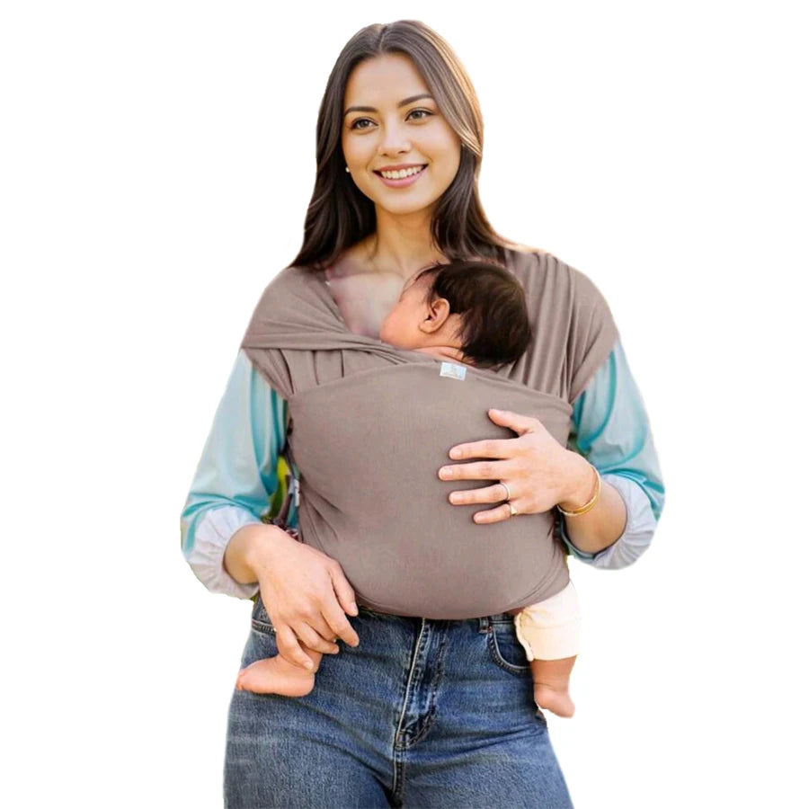 Baby carrier front-carrying multi-functional sleeping, breastfeeding, outing device to free hands knitted fabric