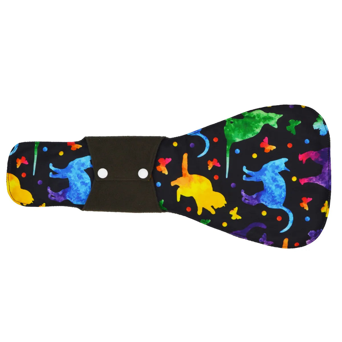 [Sigzagor] XXL Cloth Menstrual Pad Sanitary Bamboo Charcoal Reusable Overnight Post Partum 16in