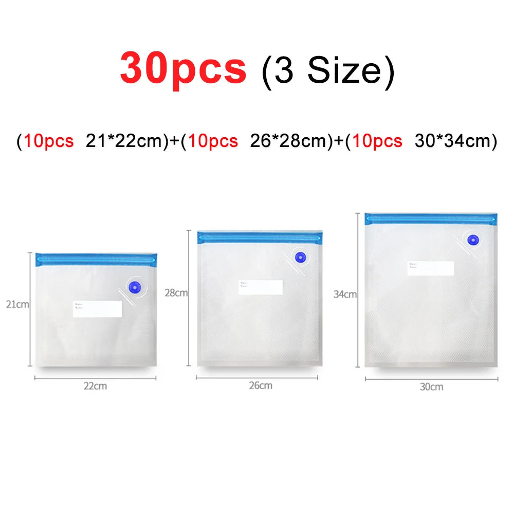 Electric Air Pump Handheld Automatic Air Pump Food Fresh-Keeping Rechargeable Vacuum Sealer with BPA-Free Vacuum Packaging Bag