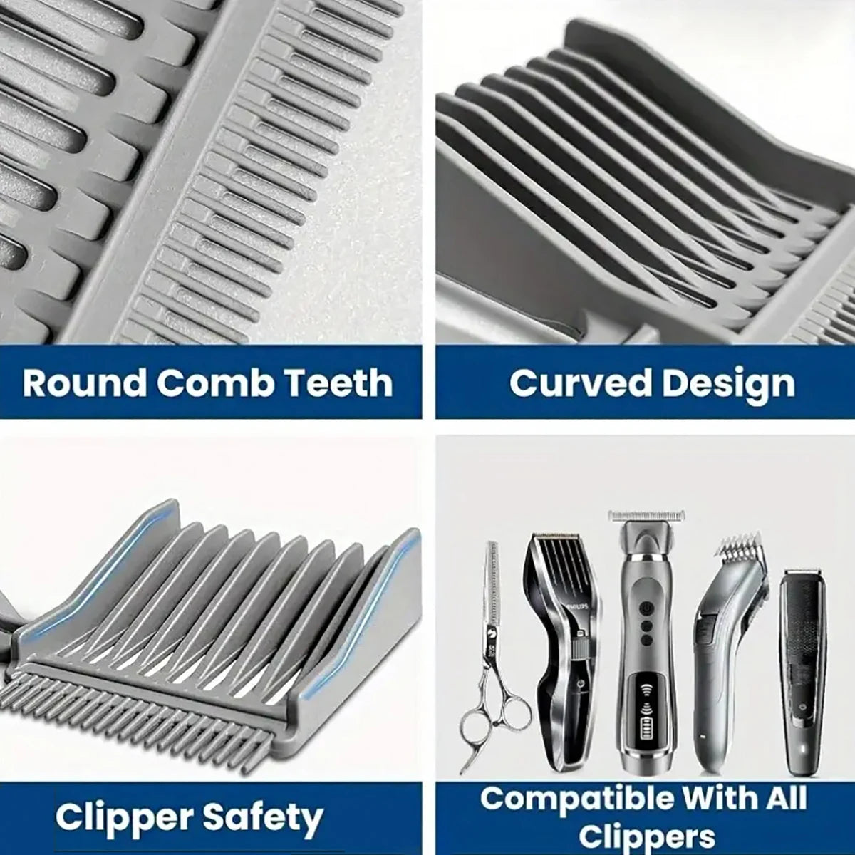 Professional hair cutting comb set, durable ABS, essential hair styling tool for precise styling, special for real hair wigs
