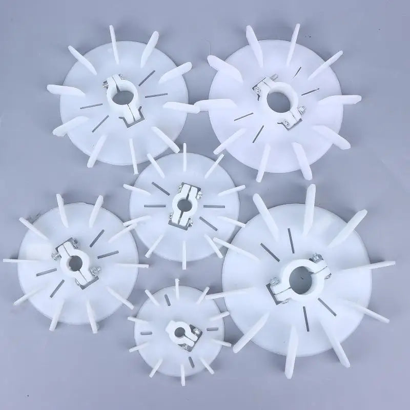 Plastic Motor Fan Blade Adjustable Motor Cooling Fan Impeller Motor Fan Vane High Temperature For Hydraulic Motor Accessories
