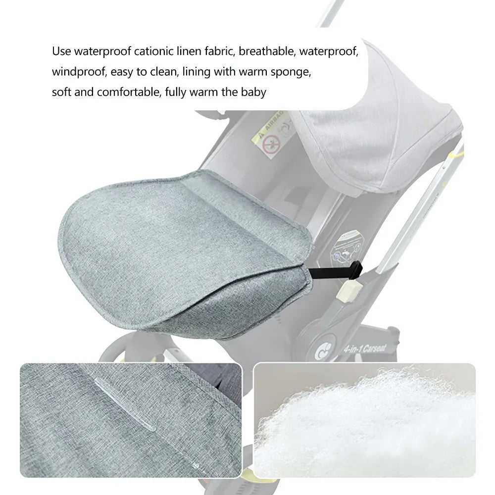 Baby Stroller Foot Cover For Doona Carriages Foot Covers Waterproof Warm Pram Footmuff Baby Stroller Accessories Pad Footrest