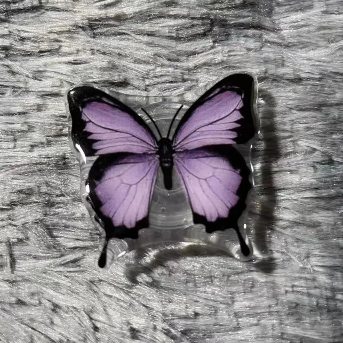 Cute Butterfly Phone Grip Tok Griptok  Holder Ring For iPhone 16 Universal Accessories Lovely Bowknot Phone Stand Bracket Socket