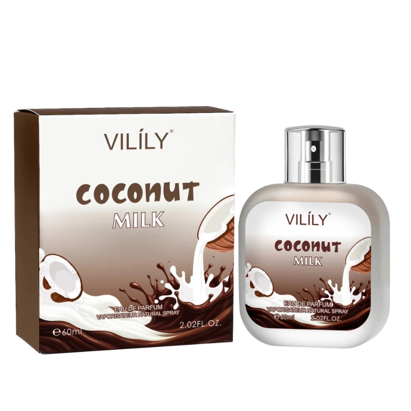 Coconut Vanilla Chocolate Milk Coffee Cream Men Perfume Spray,Fruity Floral Gourmand Notes Unisex Scent,Musk Fragrance Mist