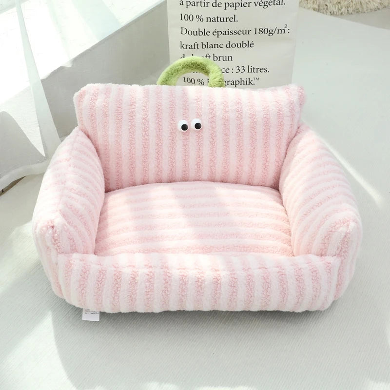 Cushion Winter Bed Puppy Special Sofa Kennel Winter Warm Pet Internet Celebrity Cat Nest Small Dog Dog Sleeping Mat