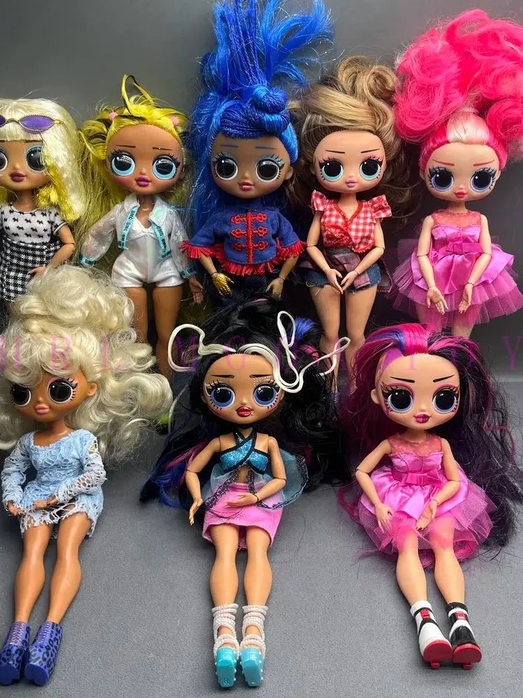 Original 24cm OMG multi-style big sister fashion dressup girl DIY holiday gift doll toy
