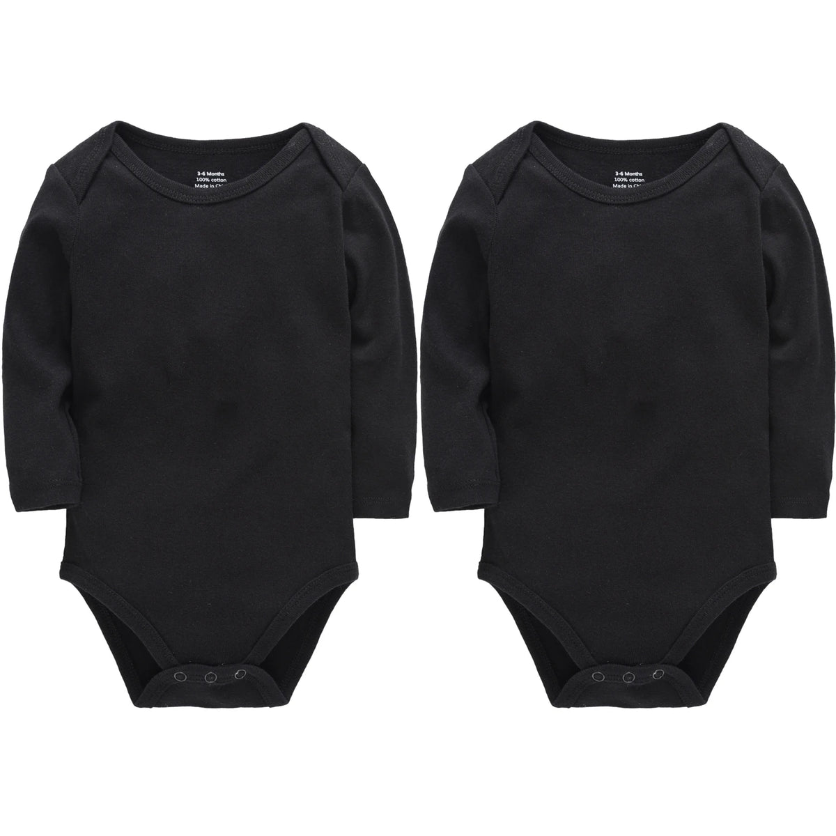 Honeyzone 3PCS Black Baby Boy Clothes Sets Long Sleeve Bodysuit Cotton Soft Jumpsuits Underwear Newborn Loungewear Infant Outfit