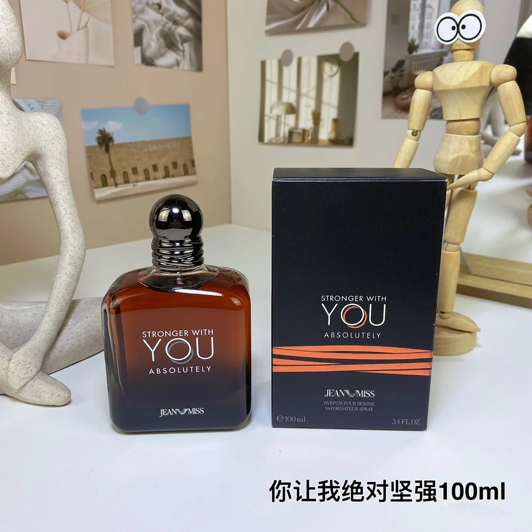 100ml Stronger With You Men's Perfume, Chypre Oriental Fragrance, Long Lasting Woody Scent for Him