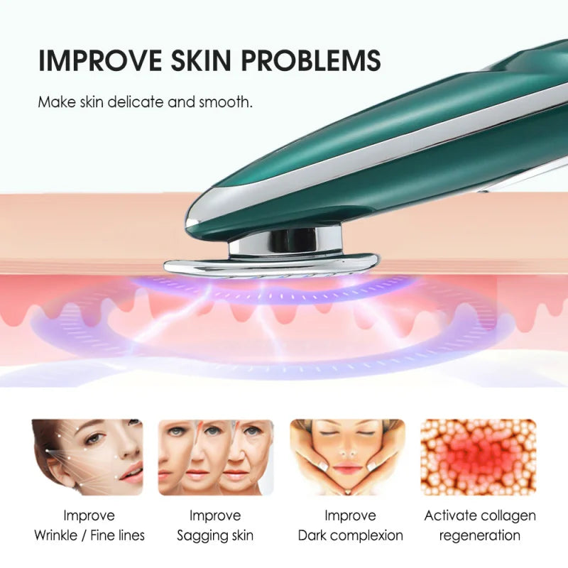 V Shape Face Lifting Skin Beauty Tools Device EMS Facial Machine Face Massager