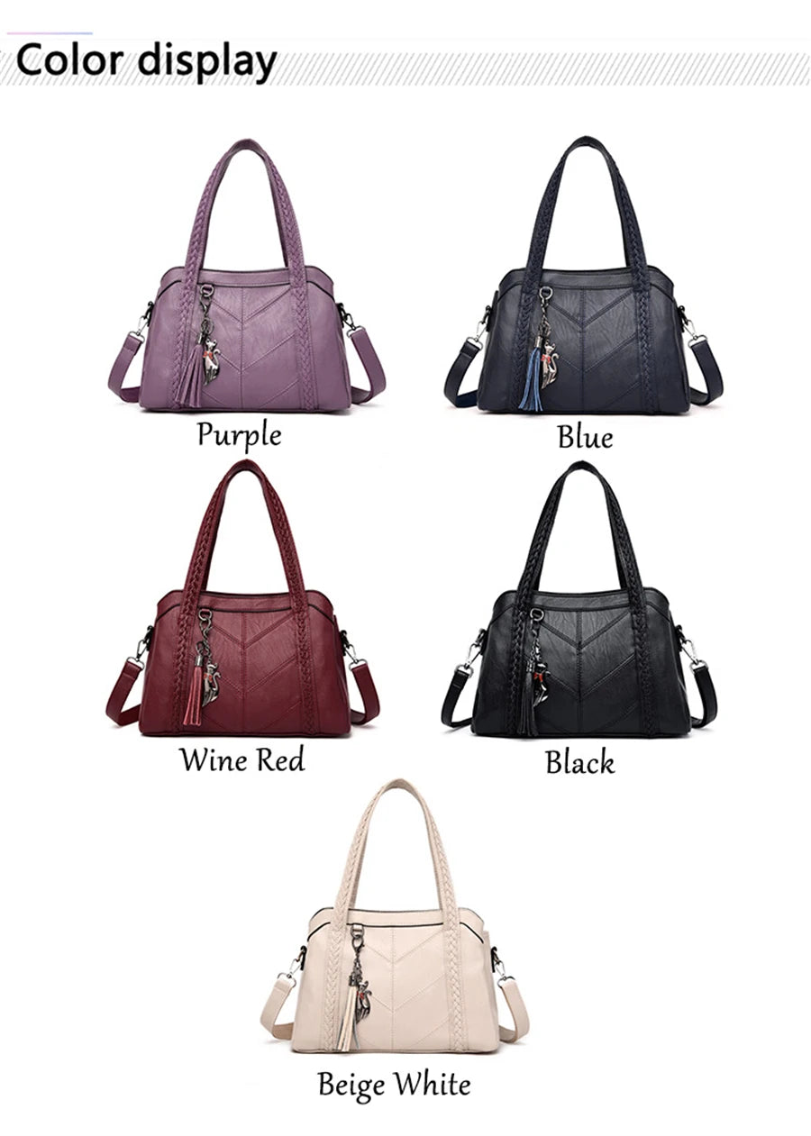 Women Luxury Handbags for Women Leather Bag High Quality Sheepskin Female Shoulder Bags Famous Designer Crossbody Bag Sac à Main