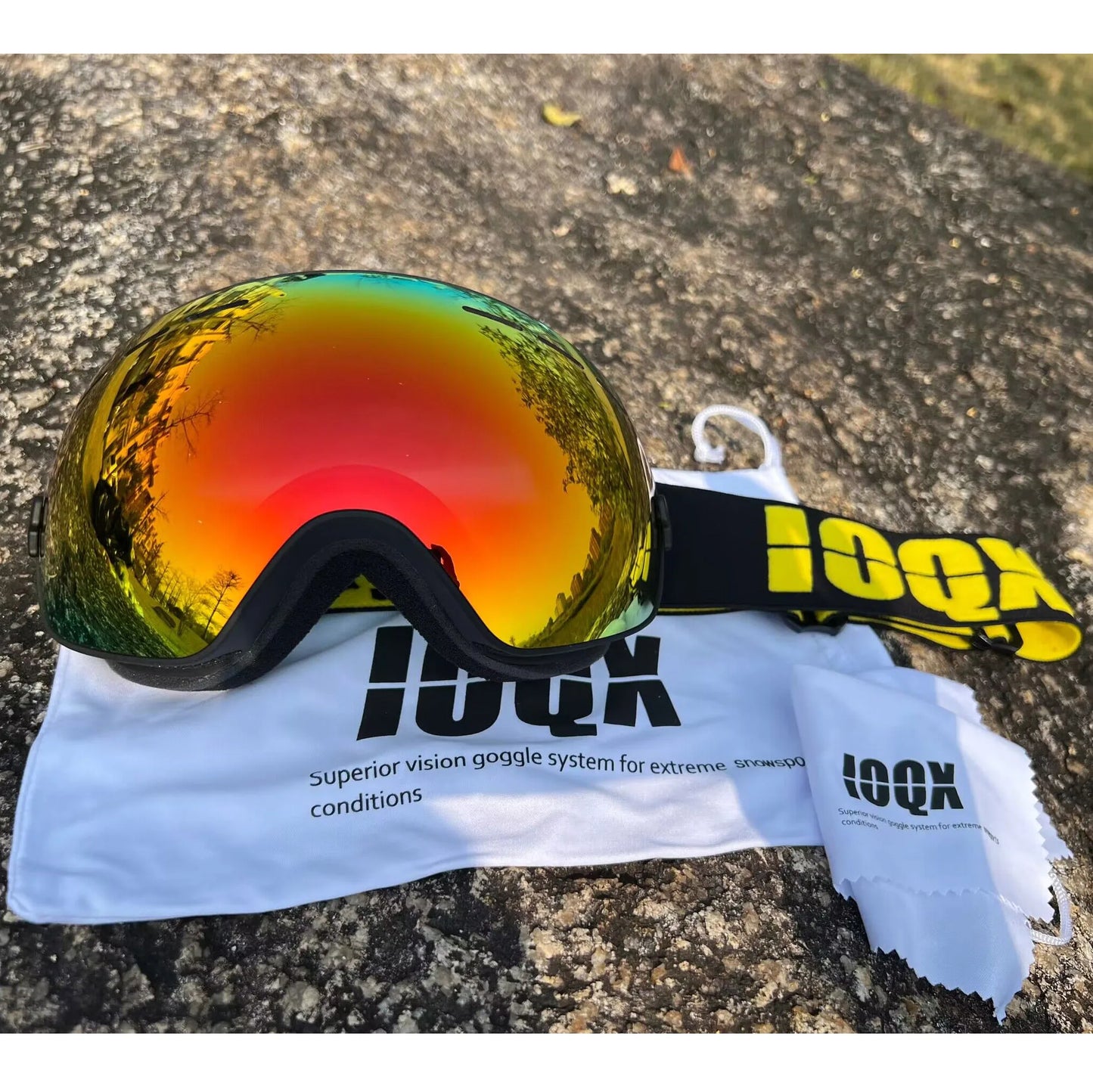 Snowmobile Ski Goggles Double Layers UV400 Anti fog Big Ski Glasses Skiing Snow Men Women Snowboard Goggles