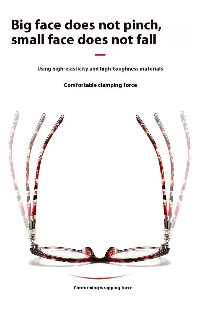 Progressive Multi Focus Anti Blue Light Reading Glasses, Fashionable Dual-purpose Reading Glasses for Both Near and Far Use