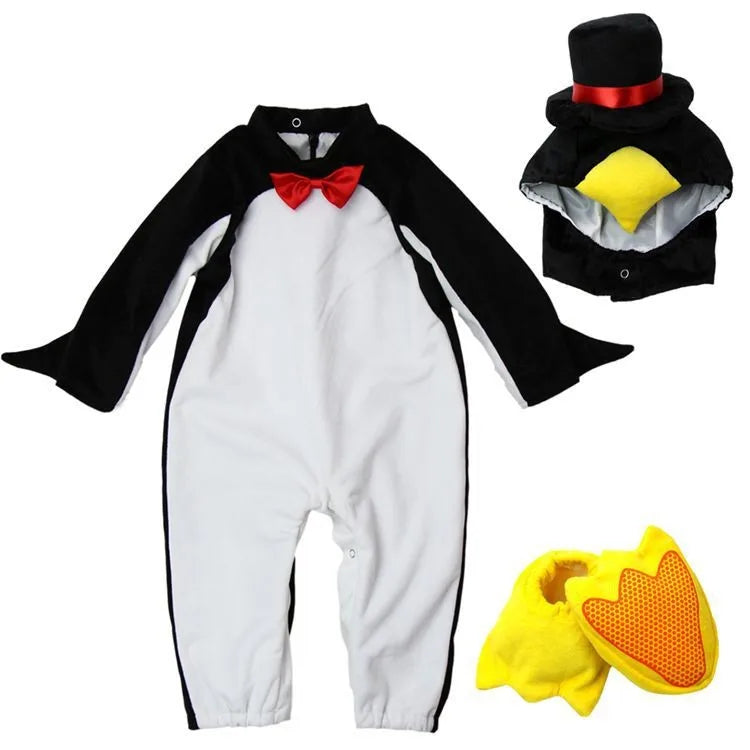 Halloween Baby Boy Girl Clothes Romper Onesie Newborn Toddler Christmas Rompers Flannel Warm Soft Baby Infant Costume