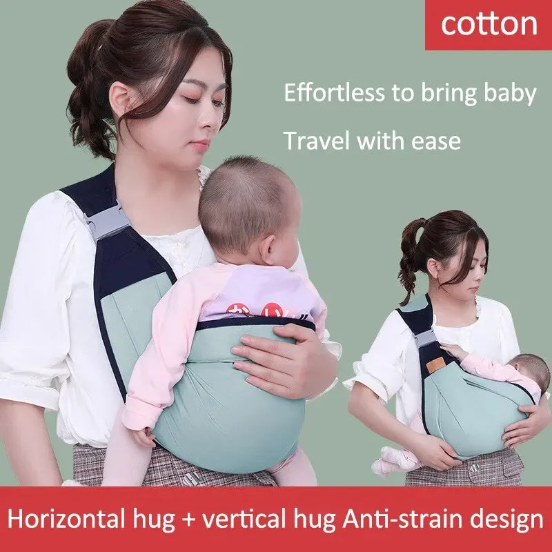 Baby Sling Carrier One Shoulder Carrier for Toddler Lightweight Baby Carrier Sling Newborn To Toddler for Toddler Carrier Sling