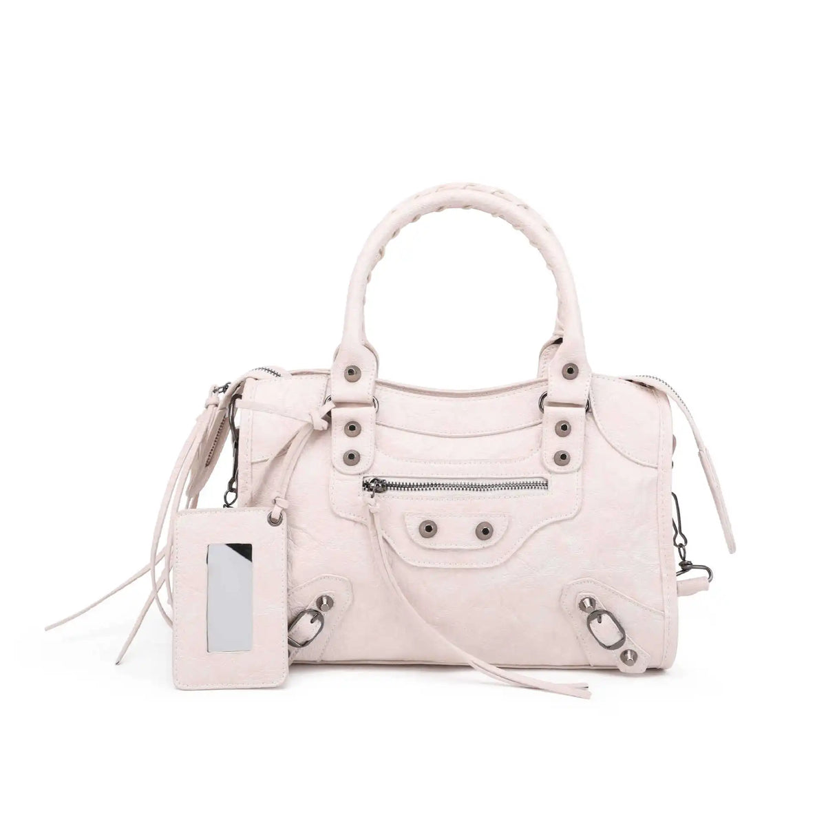 Luxury Designer City Motorcycle Shoulder Tote Bag for Women Large Capacity Autumn Winter Handbag Crossbody Stylish Women's Bag