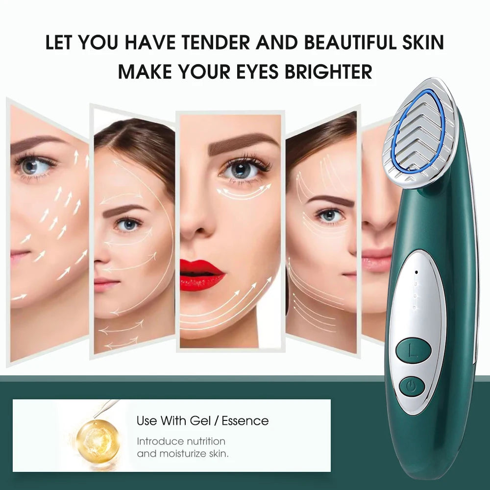 V Shape Face Lifting Skin Beauty Tools Device EMS Facial Machine Face Massager