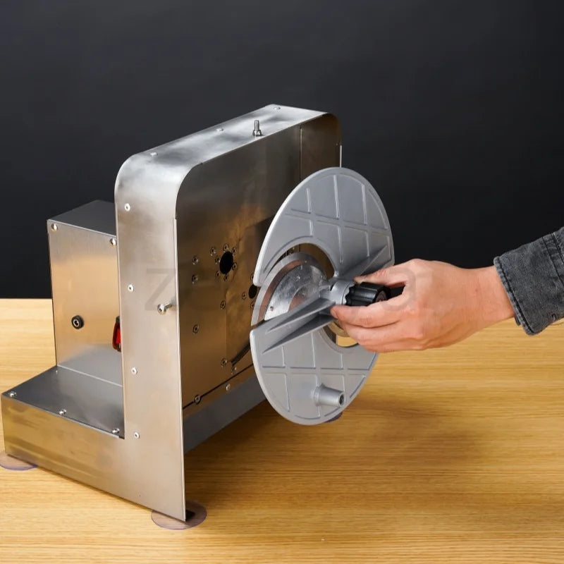 Electric Commercial Manual Slicer Cutting Fruit Machine Lemon Slicer Potato Carrot Ginger Slices Lotus Root Slices