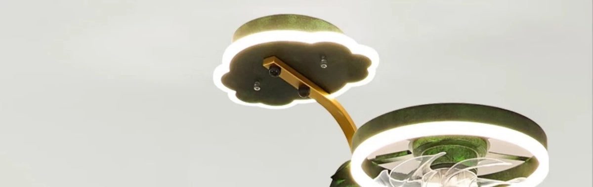 Kids Plane Ceiling Fan With Lights For Bedroom Study Kindergarten Children's Room Decoration Led Lighting Lustre Chandelier Lamp