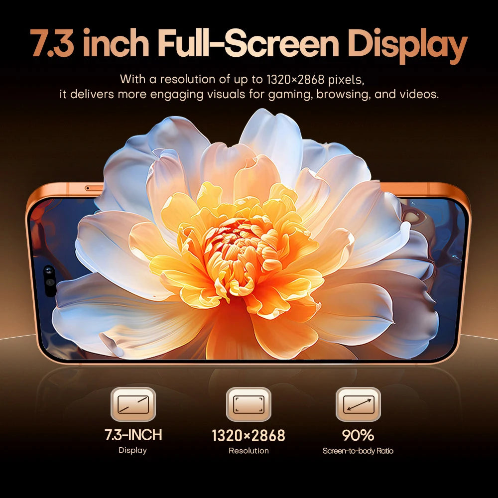 2026 Hot Sale i17 Pro max HQ intelligent 4G 5G original global version Snapdragon 8 Gen4 8000mAh battery dual card dual standby