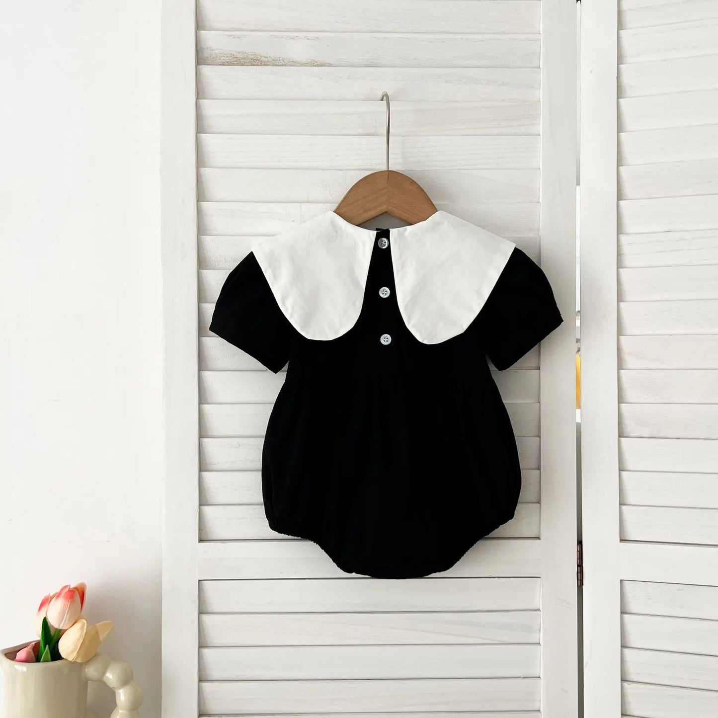 New Baby Girls Clothing Summer Infant Baby Girls Jumpsuit Retro Short Sleeve Cotton Embroidery Bow Newborn Baby Girls Bodysuits