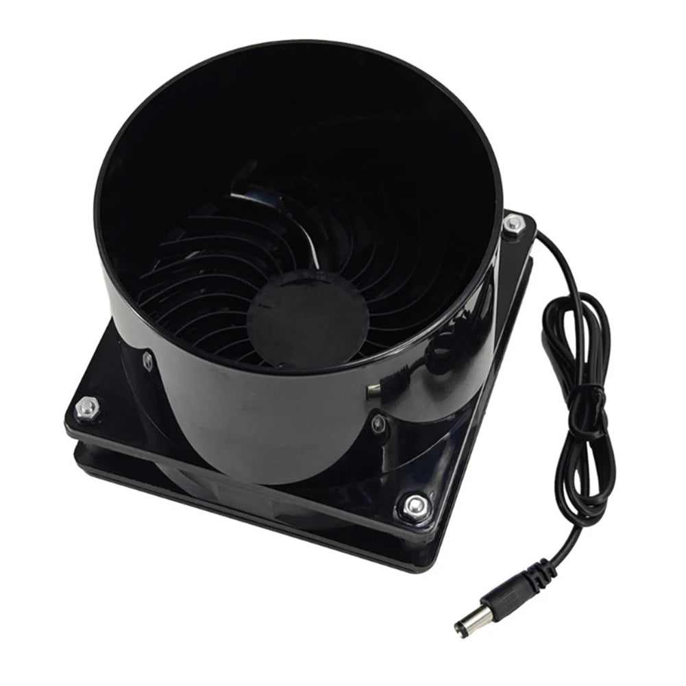 Pet Comfort Exhaust Fan Solar Compatible Fan Air Circulation Fan For Kitchen Cooling System Versatile For Homes