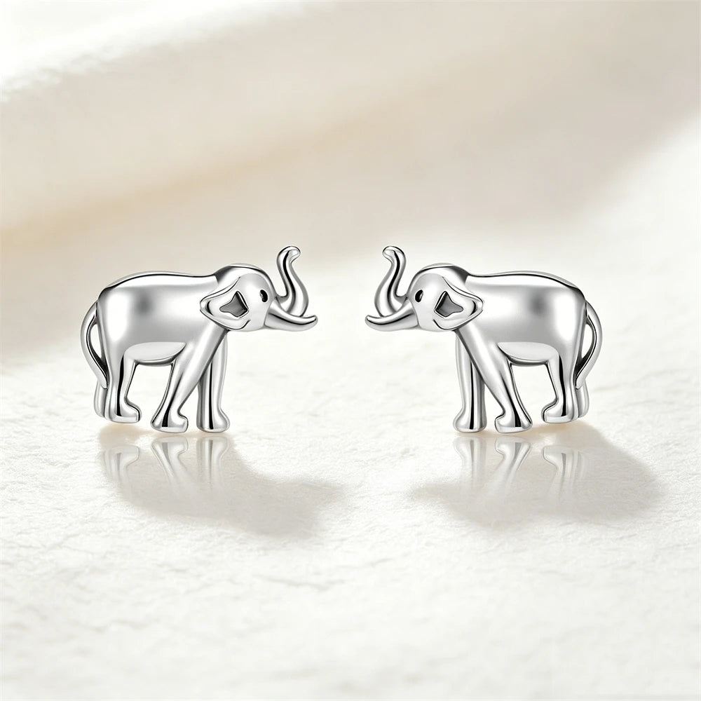 925 Sterling Silver Butterfly Flower Bee Lilac Leaf Zircon Earrings Suitable for Daily Wear as Women's Jewelry Holiday Gifts