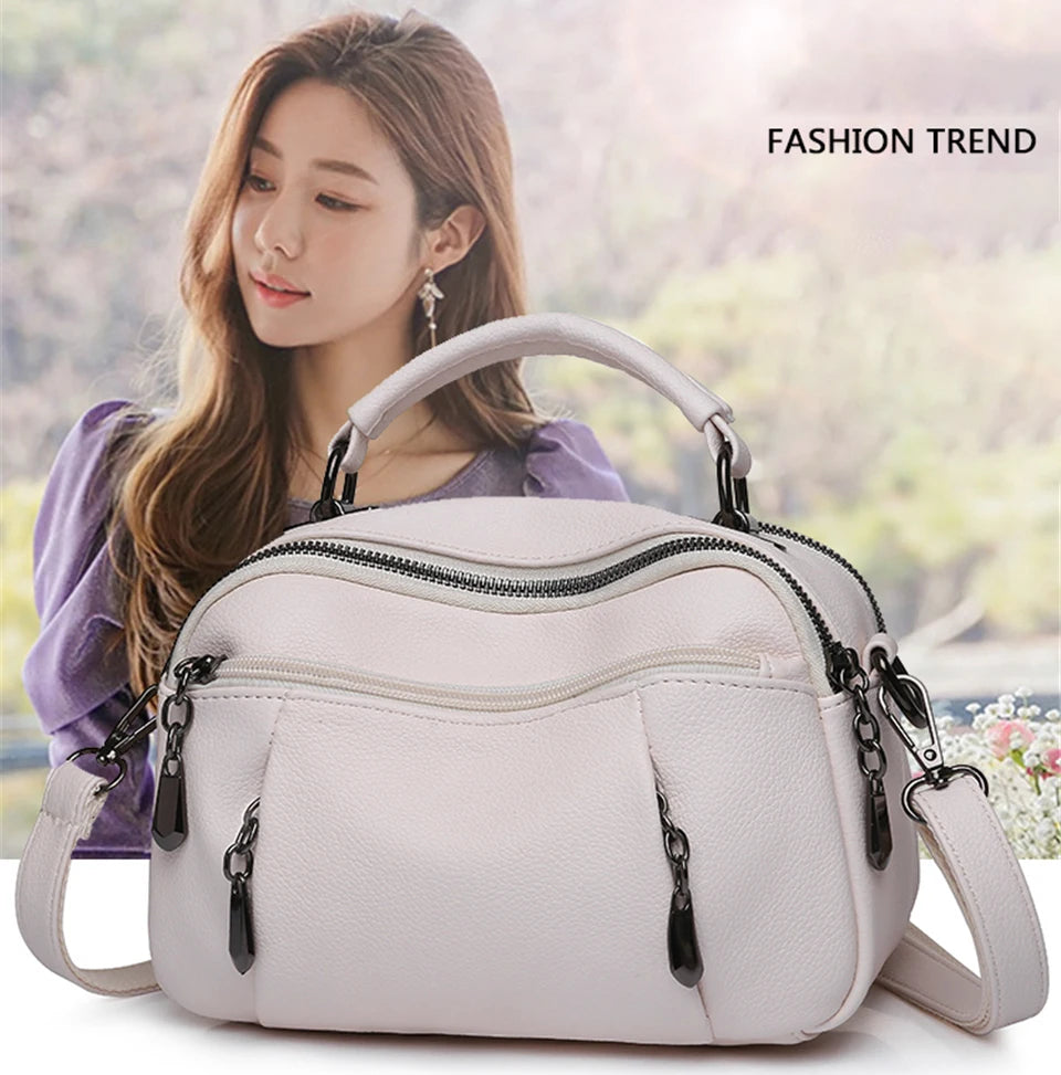 Luxury Women Handbags Designer Brand Leather Shoulder Bag Female Fashion Crossbody Bags for Women Clutch Purse Sac A Main