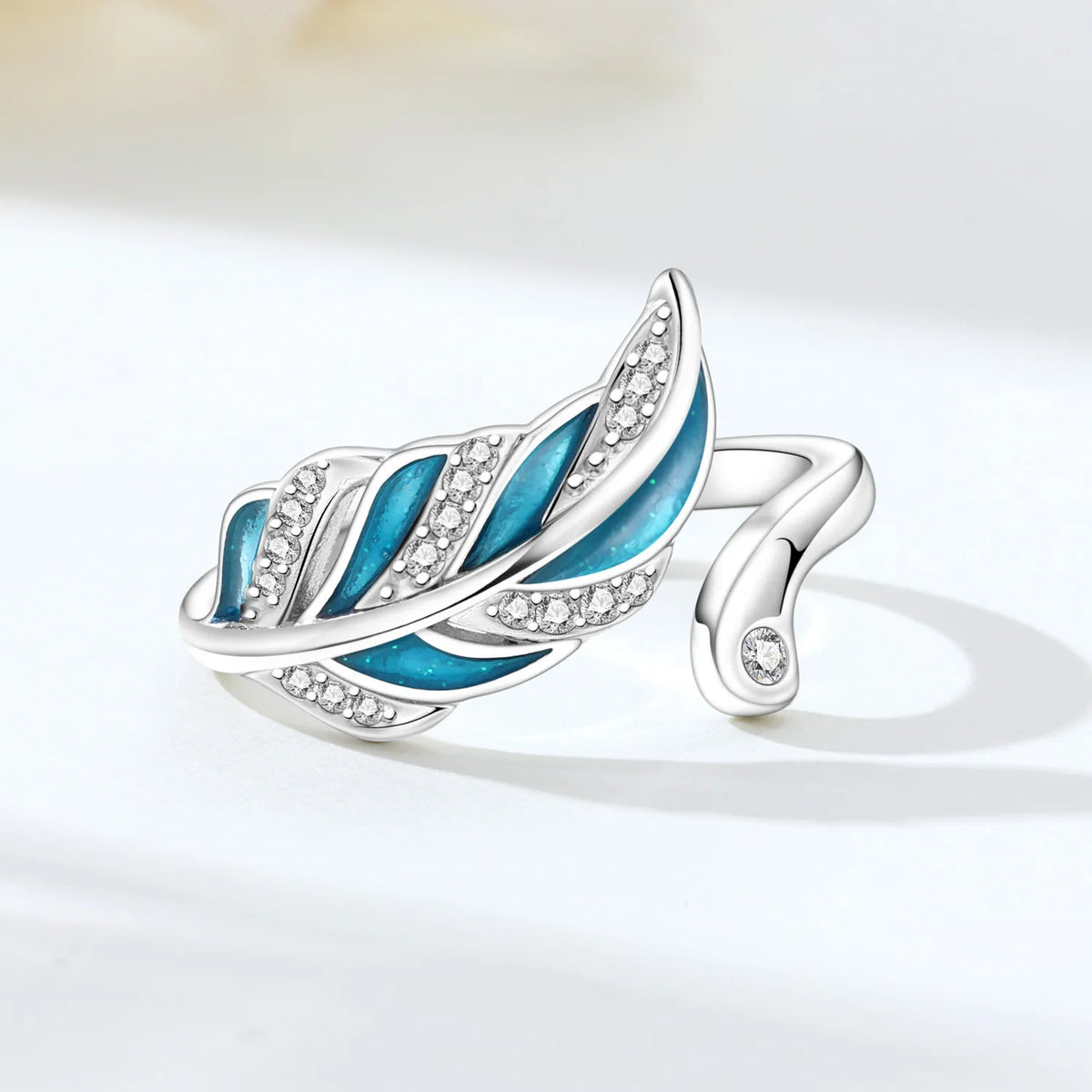Original 925 Sterling Silver Zircon Bone Balloon Dog Adjustable Open Ring Fine Jewelry Luxury Gift for Women Birthday Party 2026