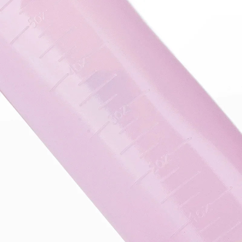 3pcs180ml Oil Scalp Applicator Root Washer Repeatable Filling Bottle Root Comb Applicator Bottle Salon Barbershop Accessories