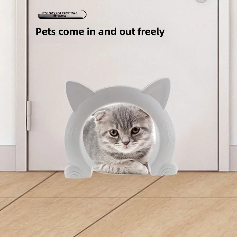 New Cat Door Cat Hole Dog Door Hole Can Control Access Direction Pet Door Cat Kennel Cat Flap Cat Door Pet
