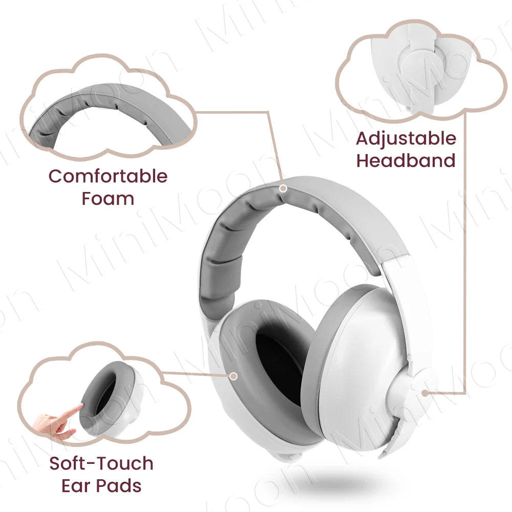 Baby Noise Canceling Earmuffs for Newborn & Toddler, Infant Hearing Protection Headphones