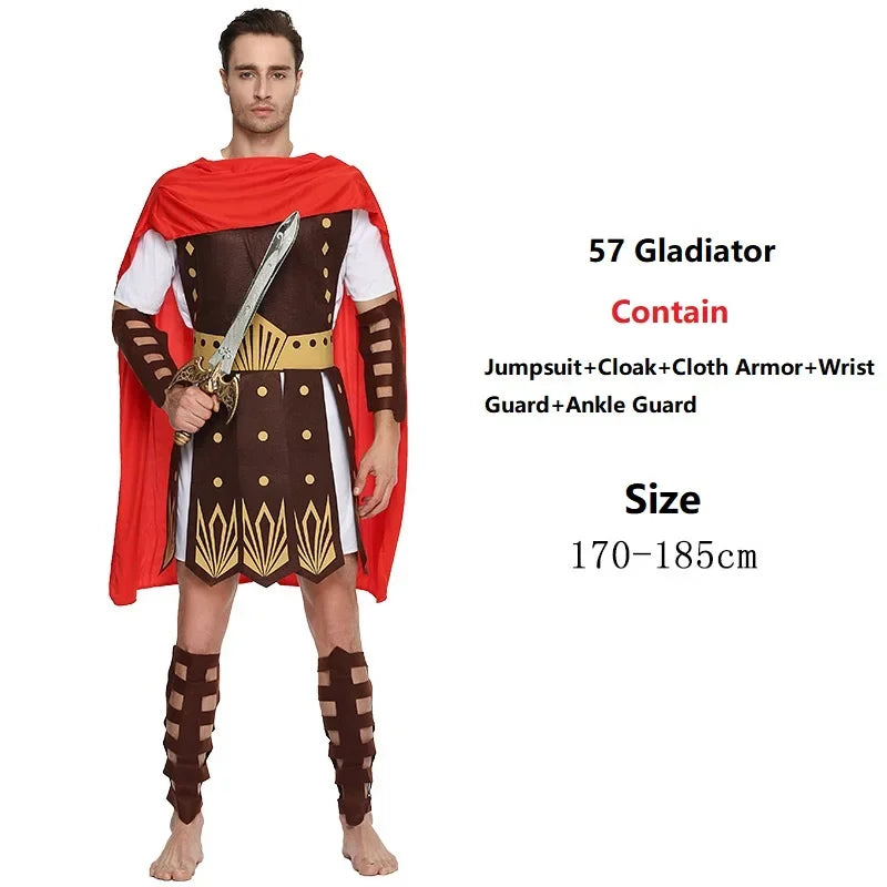 Halloween adult children ancient Greek and Roman cosplay warrior gladiator costumes  anime cosplay