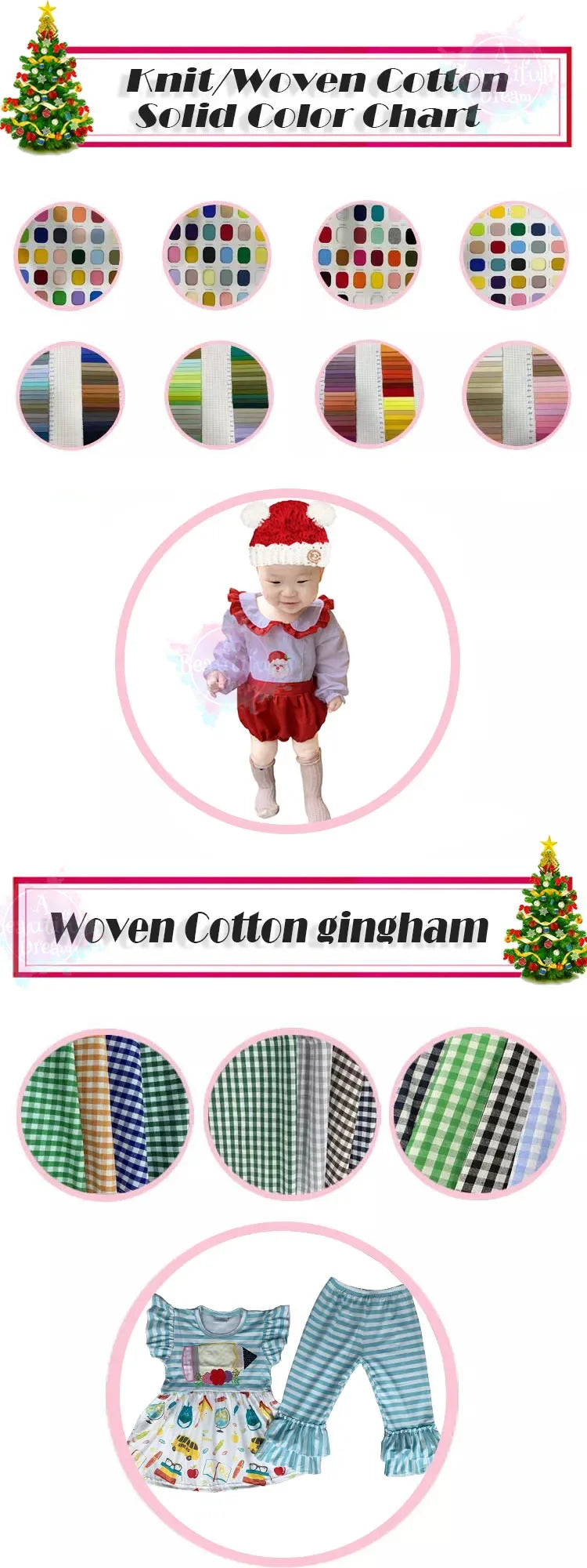 New boutique children's suit suspender bow castle bow vertical print shorts plaid girl suit baby jumpsuit dress 3-piece set