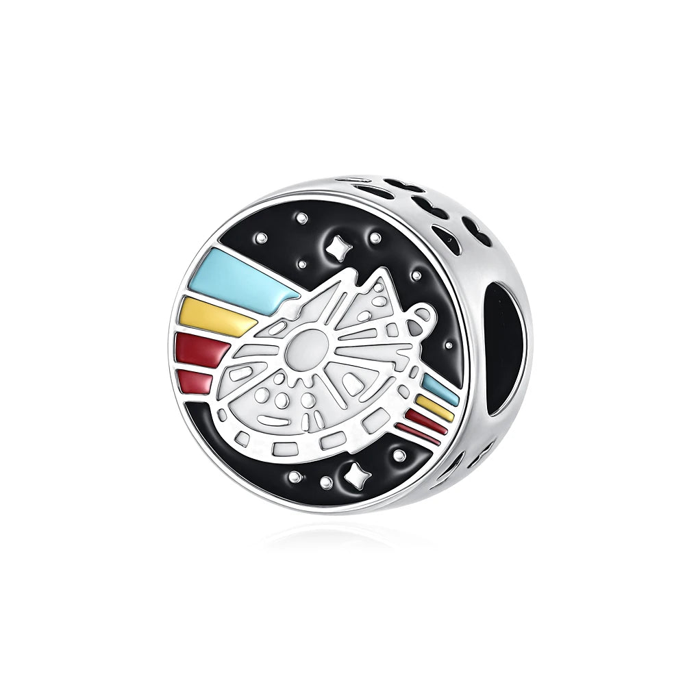 925 Sterling Silver Cute Cartoon Shield Soldier Stickey Charm Beads Animal & Character Charms DIY Jewelry Gift for Her