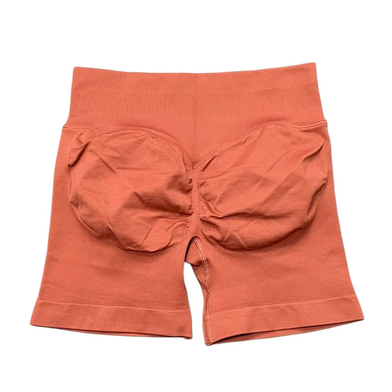 HISTELLO Sports Shorts 4.5‘’ High Waist Women Yoga Workout Shorts Seamless Leggings Stretch Fitness Sweatpants Gym Short