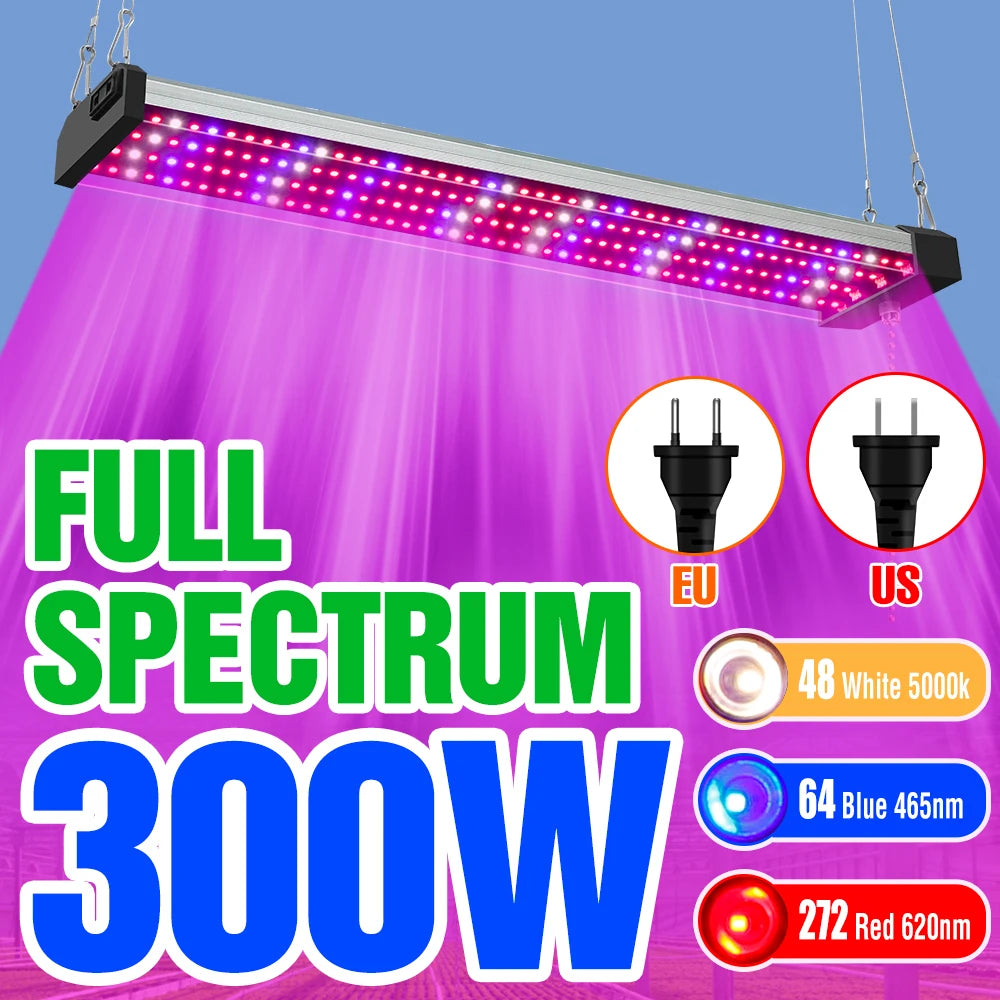 LED Quantum Board Plant Grow Light  Full Spectrum Indoor Flower Seedling Hydroponic Greenhouse Vegetable Cultivation Growth Lamp