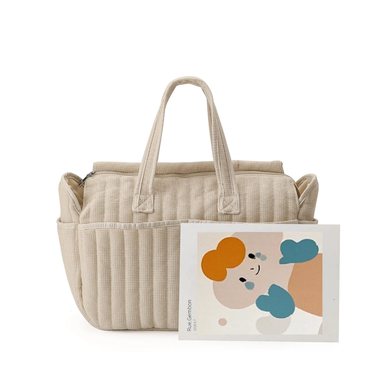Fashion Baby Diaper Bag Luxury Designer Handbag for Women Mommy Tote Bag Waterproof Multi-functional Nursing Bag Baby Organizer