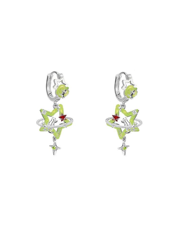 MASW Original Design Luxury Temperament Star Dangle Earrings For Women Female Gifts Fashion Jewelry Ear Accessories 2025 New