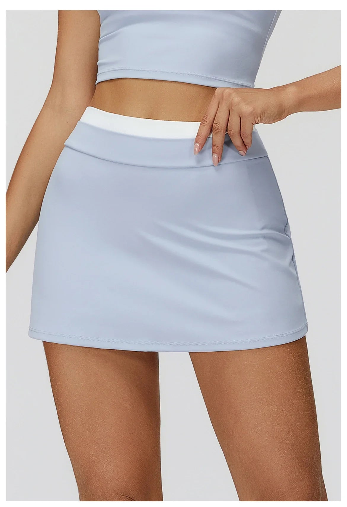 High Waist Sports Short Skirt Lined Shorts Fitness Yoga Quick Dry Running Workout Sport Skirts Tennis Skirt Golf Wear for Women