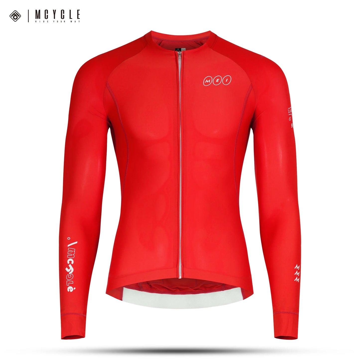 Mcycle New Arrival Men Cycling Jersey Comfortable Quick Dry Bicycle Bike Shirt Top Breathable Long Sleeves Sportswear