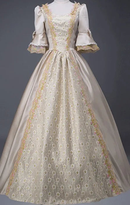 Halloween Cosplay Costumes for Adult Woman Palace Court Medieval Renaissance Retro Gothic Princess Victorian Ball Dress S-5XL