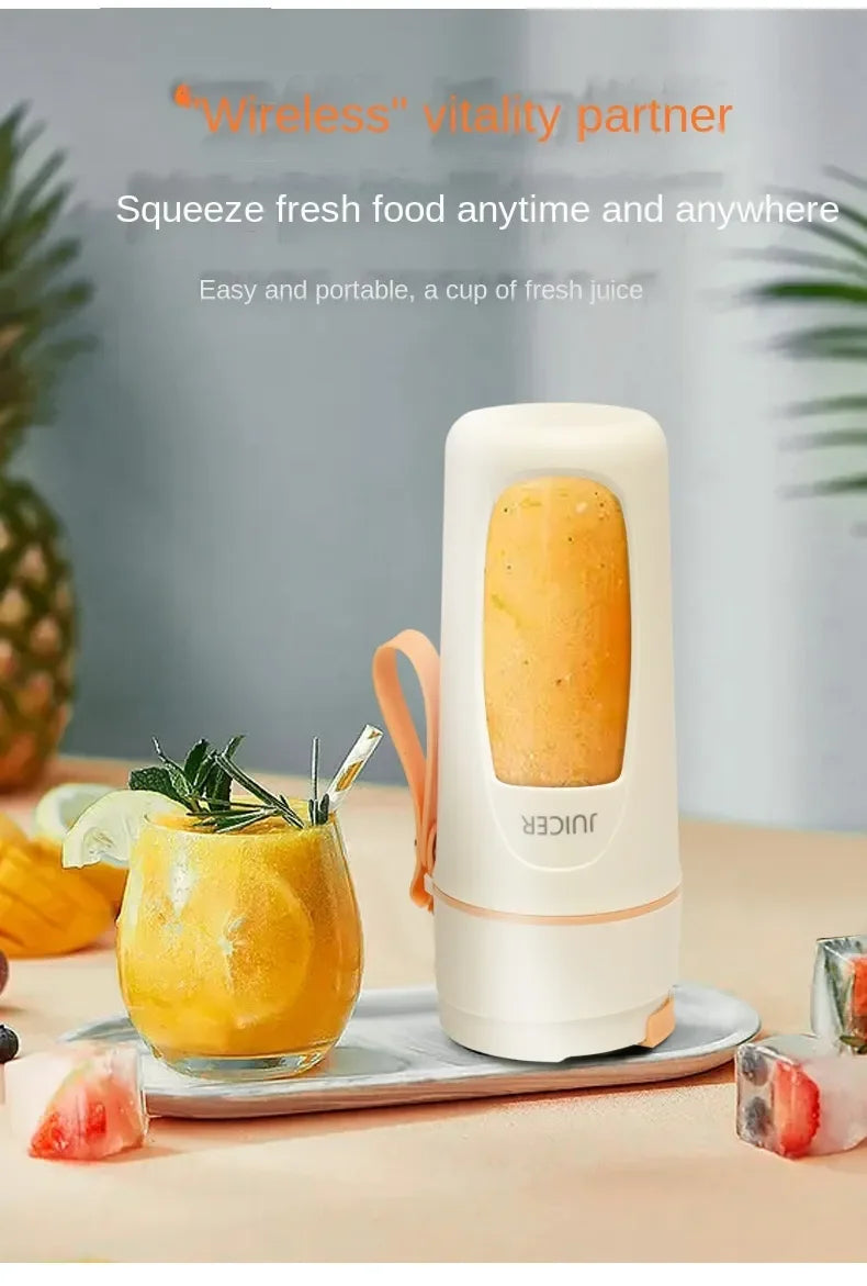 Portable Juicer Mini Electric Blender Multifunction Juice Maker Machine Fruit Mixers Extractors Smoothies Mixer 8 Blades 3000mAh