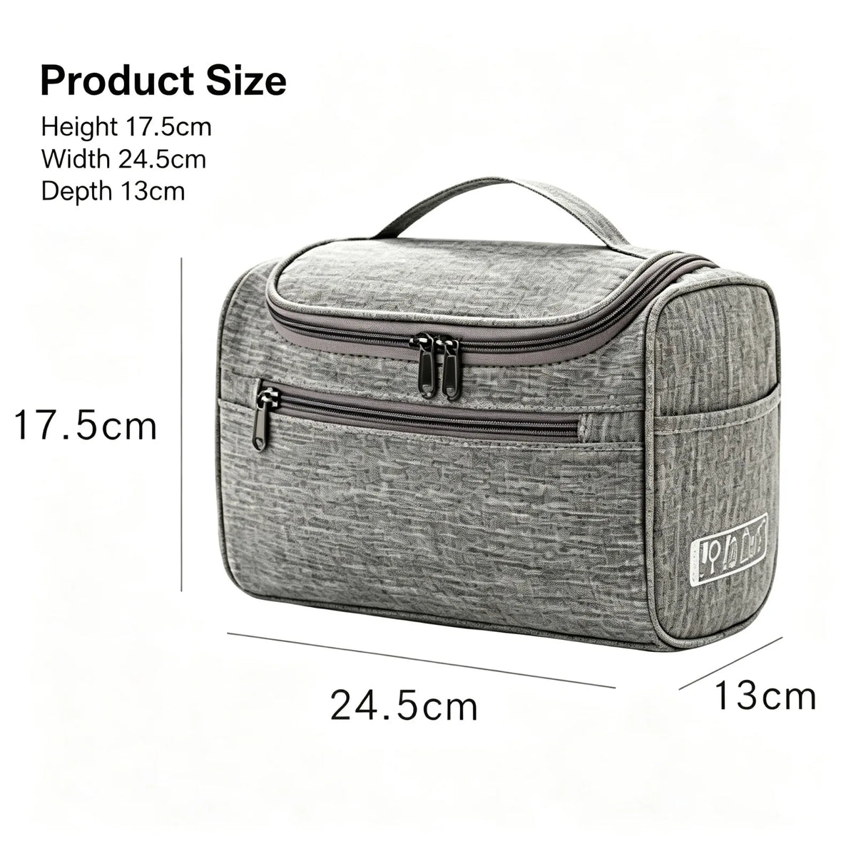 Pet Grooming Travel Storage Bag, Cute Dog Bath Print Pet Supply Organizer, Hanging Portable Grooming Accessory Pouch
