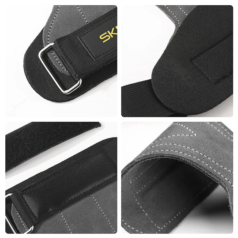 2Pcs Gym Gloves Fitness Hand Palm Protection Equipment Anti Slip Wear-resistant Wrist Wraps Hard Pull Weight Lifting Grip Pads