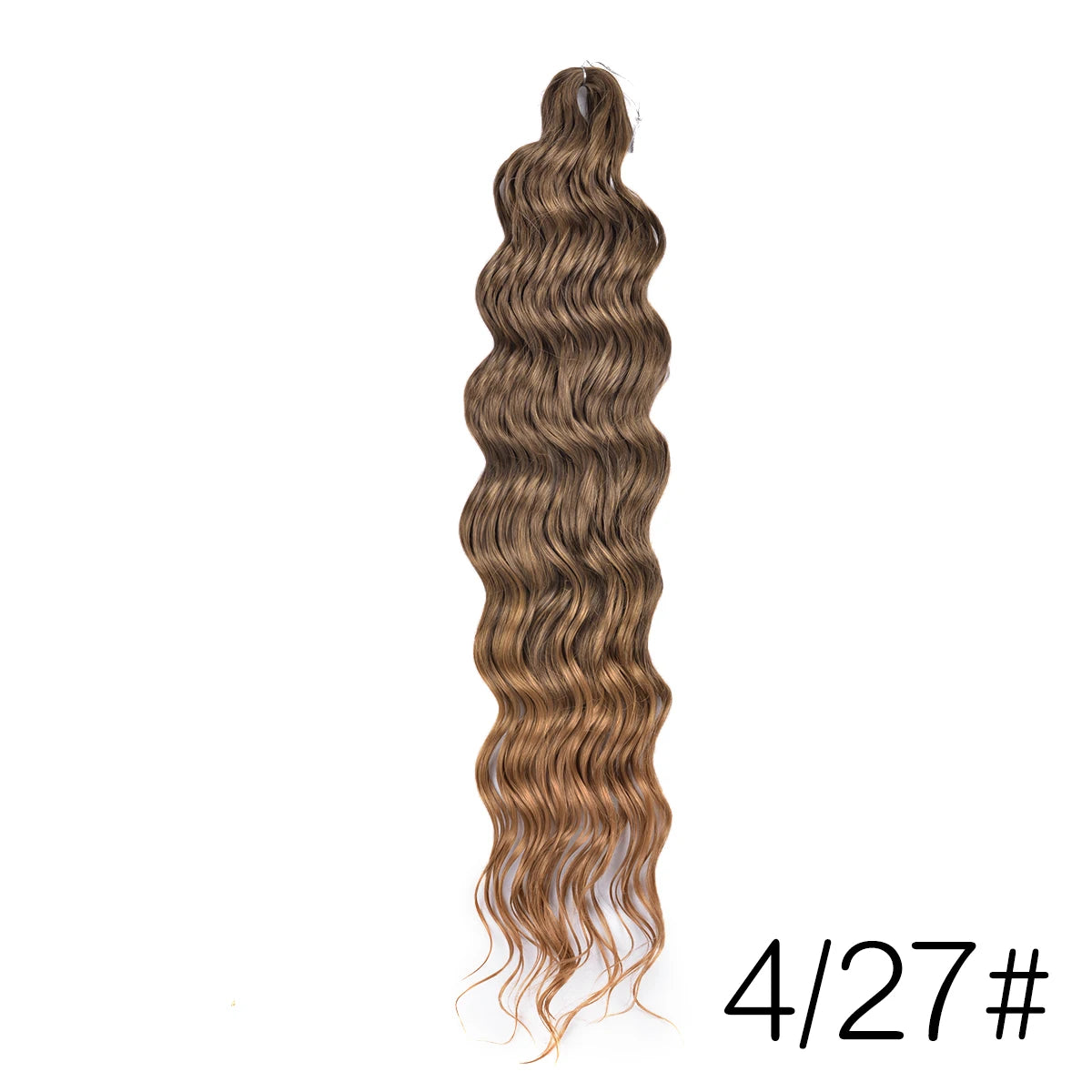 Anna Curl Synthetic Braiding Hair Loose Deep Wave 24 Inch Crochet Hair Extensions Water Wave Twist Pink Color Hair for Women