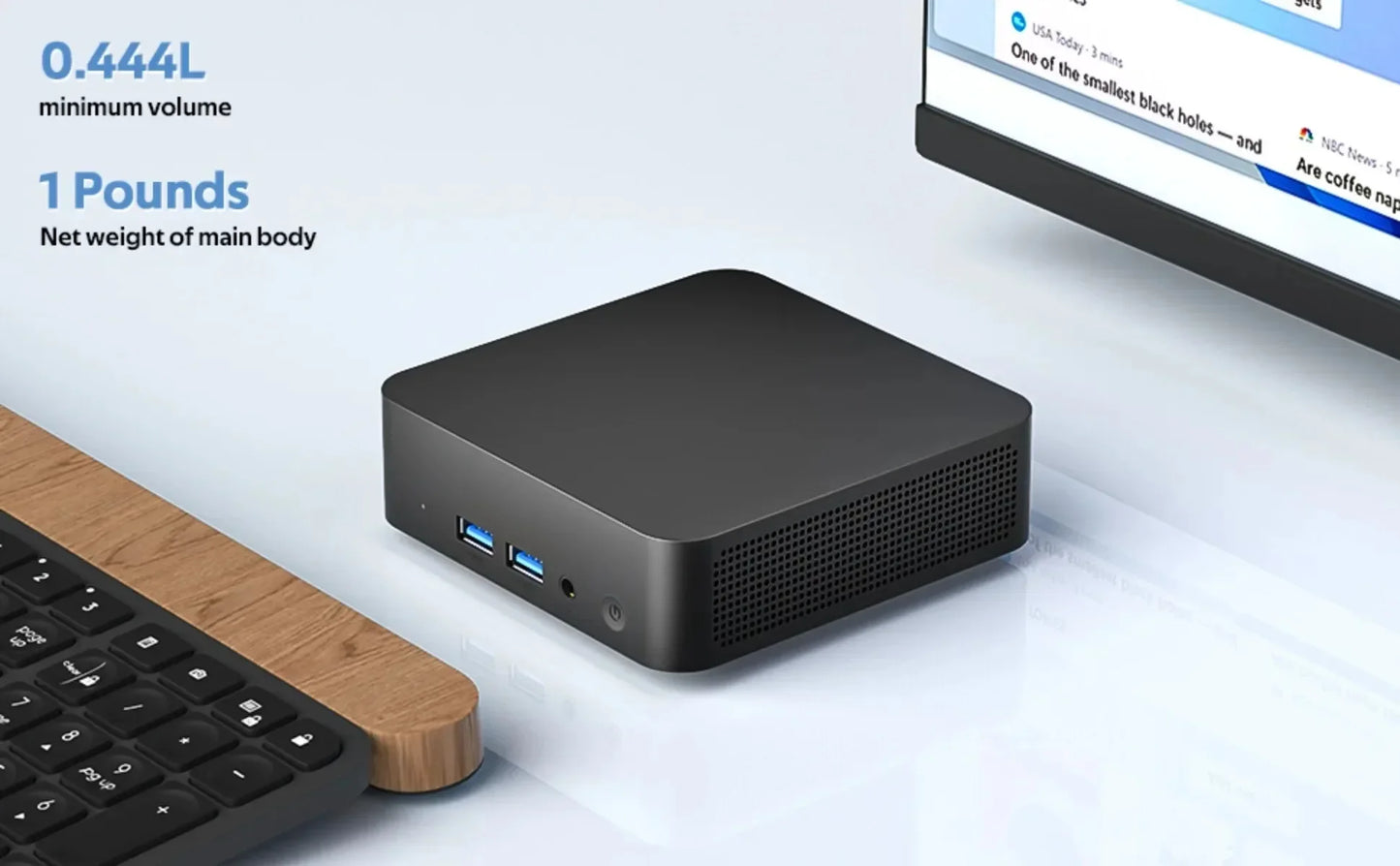 Portable Mini PC Core I9-10980HK Gaming Mini PC Windows 11 Pro 16GB/32GB DDR4 1TB 2TB M.2 SSD WiFi 6 BT5.2 Desktop Computer