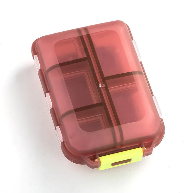 Travel Pill Organizer Moisture Proof Pills Box for Pocket Purse Daily Pill Case Portable Medicine Vitamin Holder Container